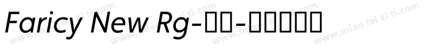 Faricy New Rg-亮体字体转换